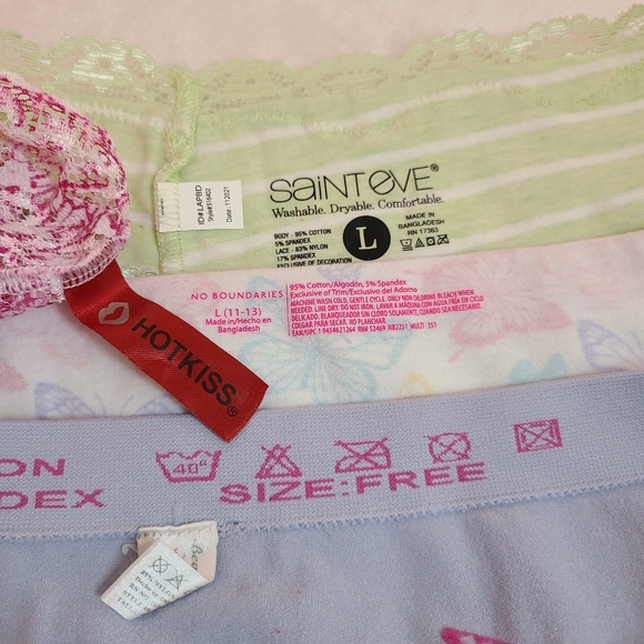 Y2K Vintage 5pk Sexy Colorful Graphic Boyshort Panties Size Lg - Picture 5 of 5